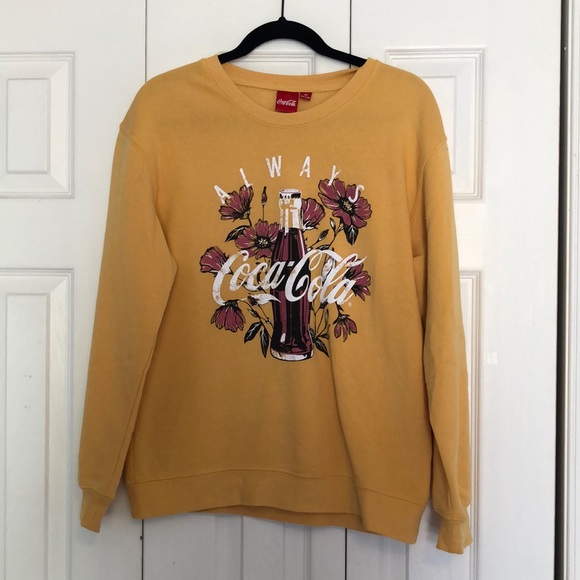 Target Yellow Cocacola Sweatshirt 
